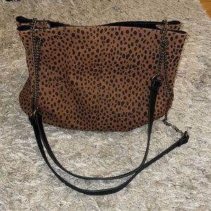 Leopard print purse